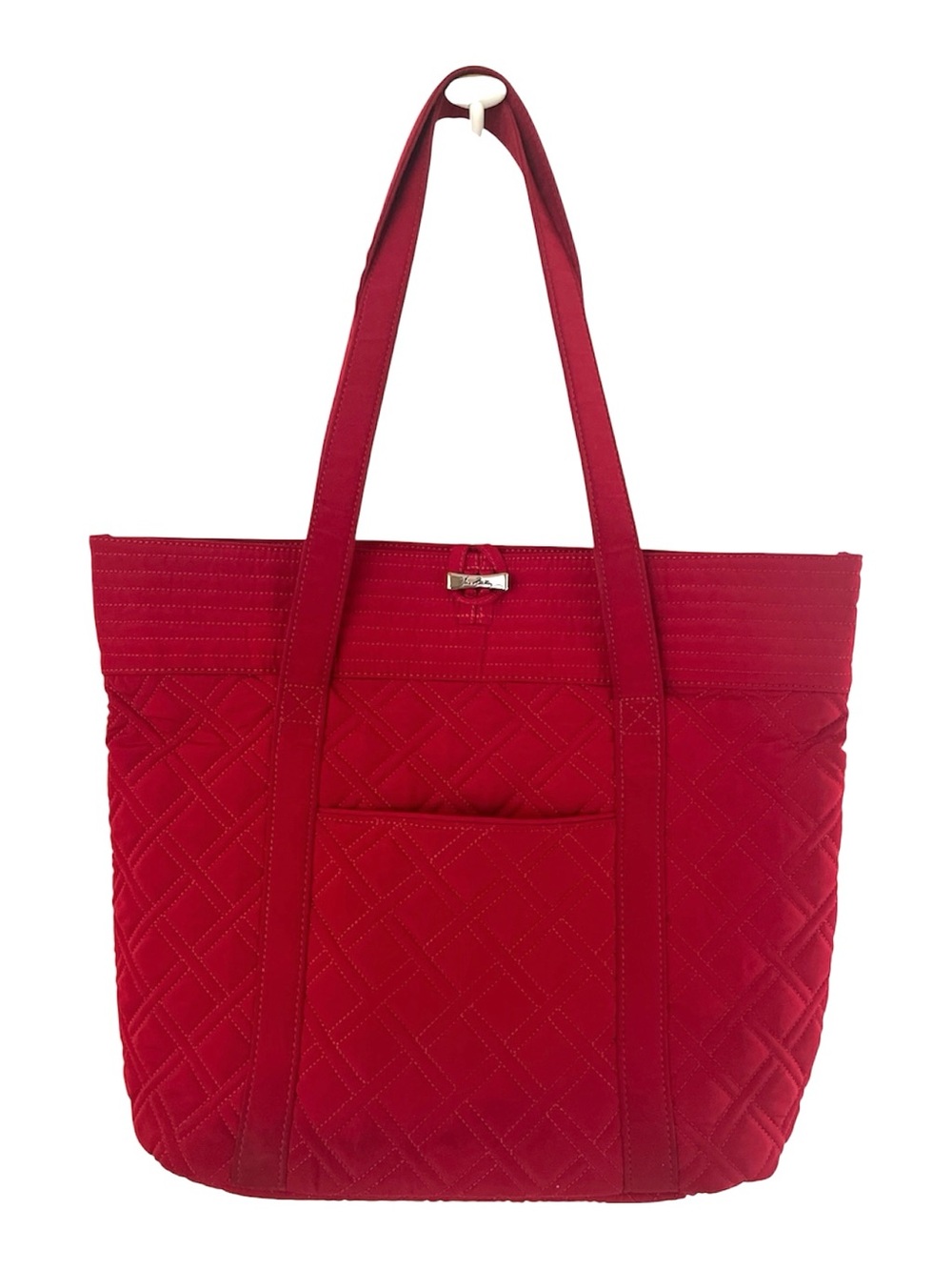 Vera Bradley Red Quilted Tote Bag